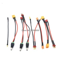 15cm 20awg silicone 3 5 dc5 5 banana head t plug xt60 xt30 adapter power connection extension cable wire harness