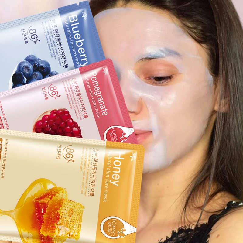 Masks Moisturizing Anti Aging Hydrating Facial Blueberry Cucumber Mask Skin Care