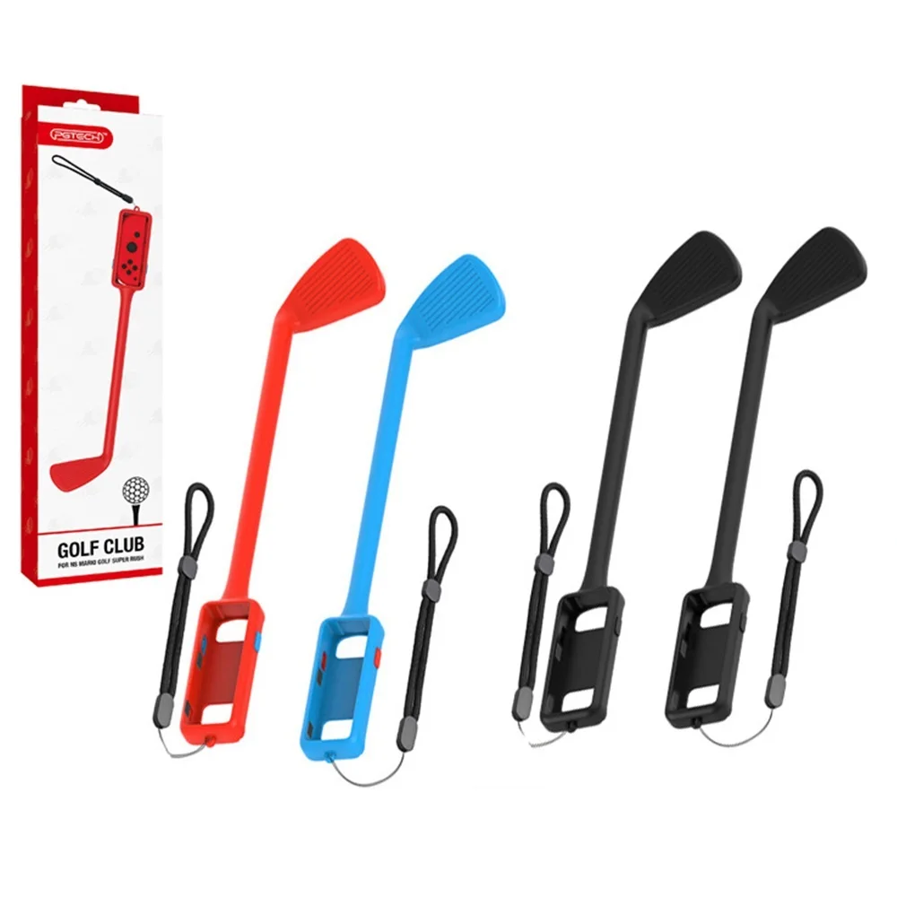 

2021 New Golf Clubs for Nintendo Switch Joy-Con Controller for Mario Golf Games Accessories Real Hitting Touch Wrist Strap