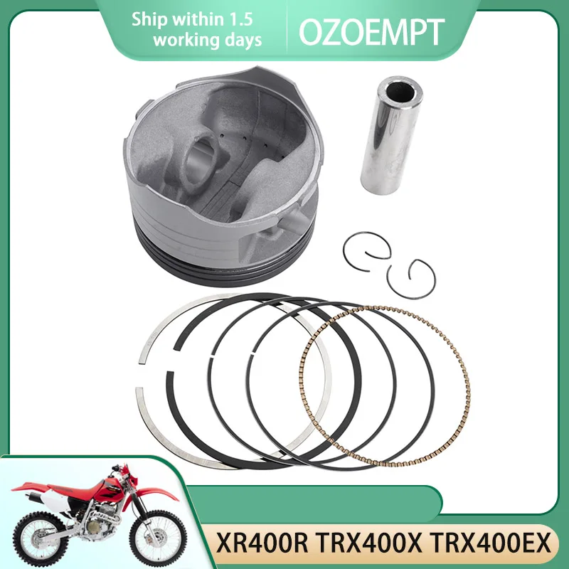 Комплект поршней и колец двигателя мотоцикла OZOEMPT 85 мм подходит для XR400R 96-04 TRX400EX