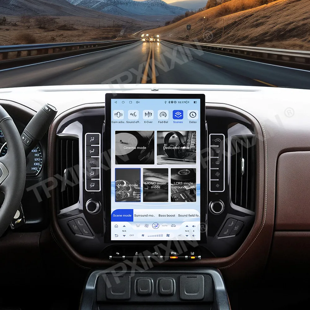 Экран Android 13 Navi 14 5 дюймов для GMC Sierra 2014-2020 Chevroler Silverado 2013-2019 автомобильный