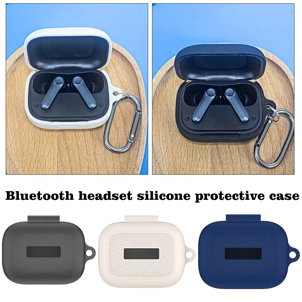 Чехол для наушников EarFun Air Pro 4 Bluetooth мягкий силиконовый цельный чехол зарядное