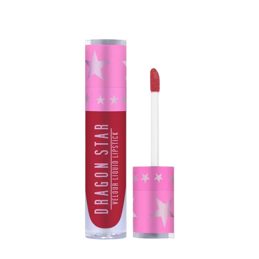 

NEW Brand Dragon Stars Matte Lip Gloss Makeup Tint Liquid Matte Lipstick Velvet waterproof long lasting Beverly Hill lip kit