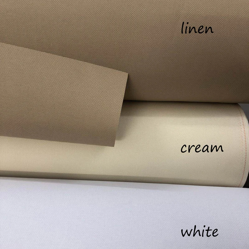 

FREE Shipping Top Quality 14ST 14CT Cross Stitch Canvas Fabric Cream Linen Color Any Size 100cmx148cm