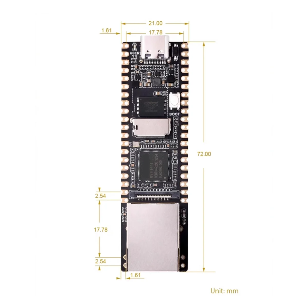 Для платы разработки Luckfox Pico Plus/RV1103 Linux Cortex-A7 с частотой 1 2 ГГц + встроенный
