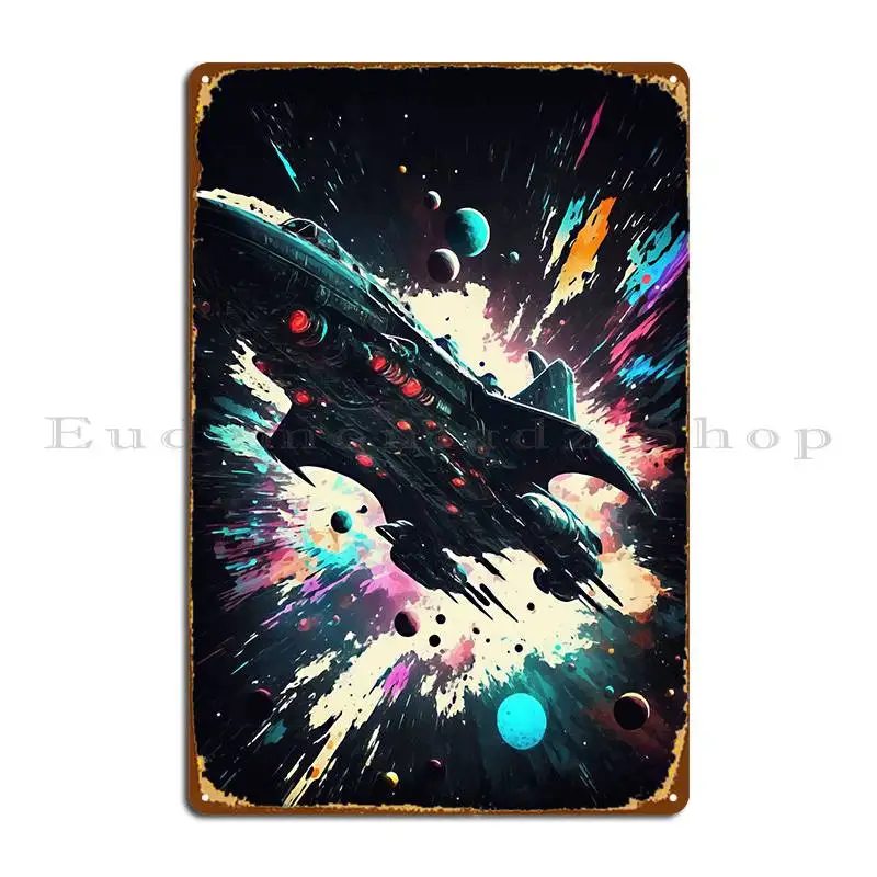 

Space Exploration Metal Sign Party Retro Wall Custom Customized Create Tin Sign Poster