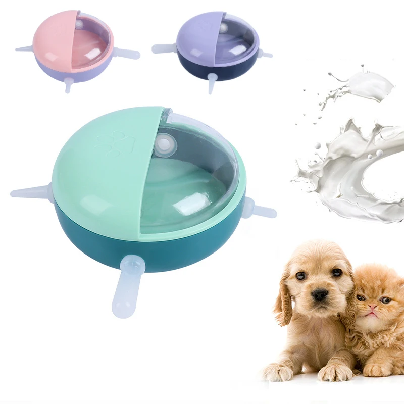 

2022 Kitten Feeding Bottle Puppy Feeding Device Pet Automatic Milk Drinking Bowl Anti-Choking Cat Dog Universal Comedero Gato