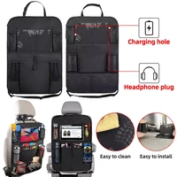 universal car back seat organizer storage bag waterproof car backseat organizer with touch screen tablet holder pocket stowing