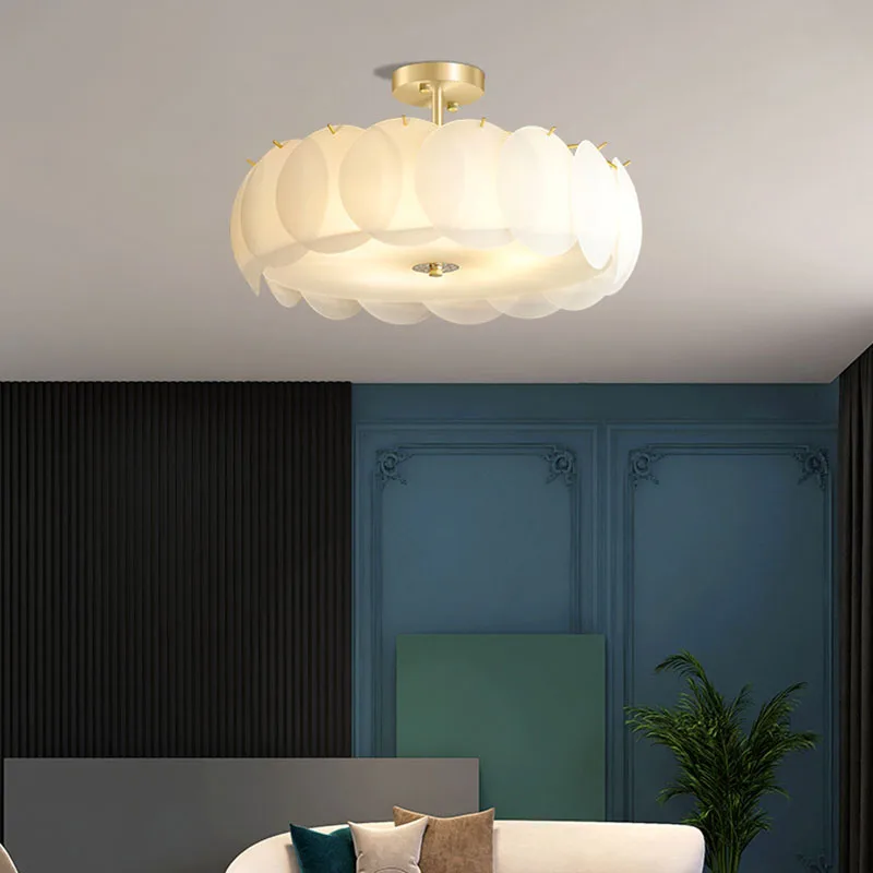 

Modern Minimalist Chandelier High-end Atmospheric Living Room Bedroom Chandelier Nordic Creative Personality LED Pendant Light