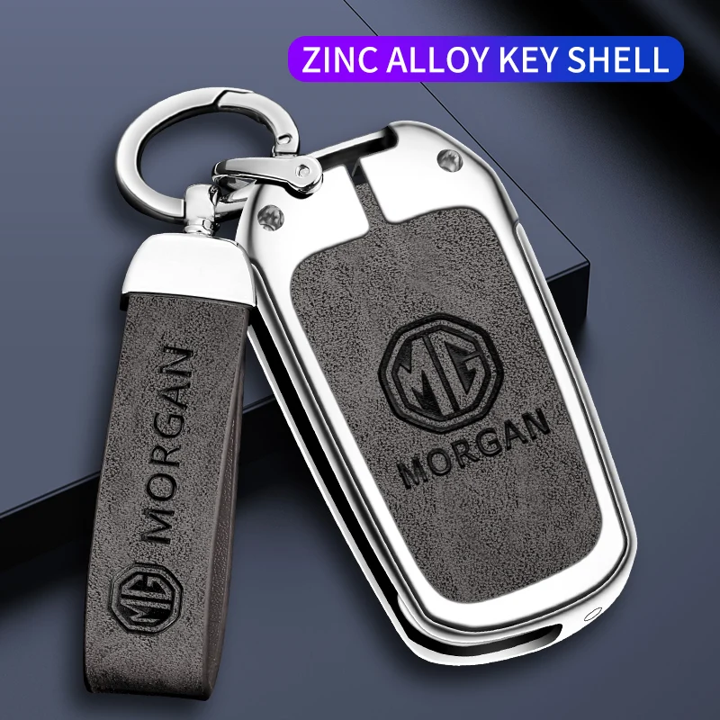 

Car Key Case Shell Car Emblem Keychain Ring For Morris Garages MG MG3 MG5 MG6 MG7 ZS GS HS TF GT 350 550 Parts Hector Gundam