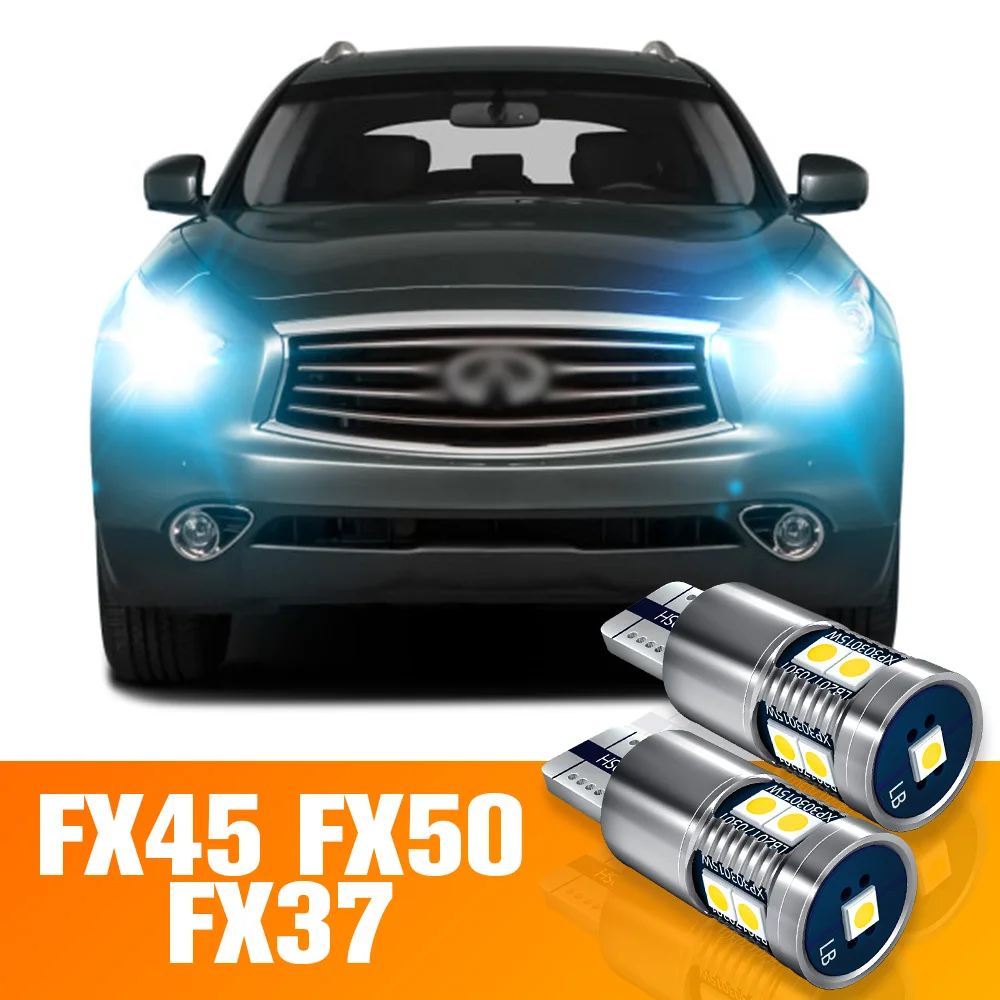 

2pcs LED Parking Light Clearance Bulb Accessories For Infiniti FX45 FX50 FX37 2003 2004 2005 2006 2007 2008 2009 2010 2011 2012