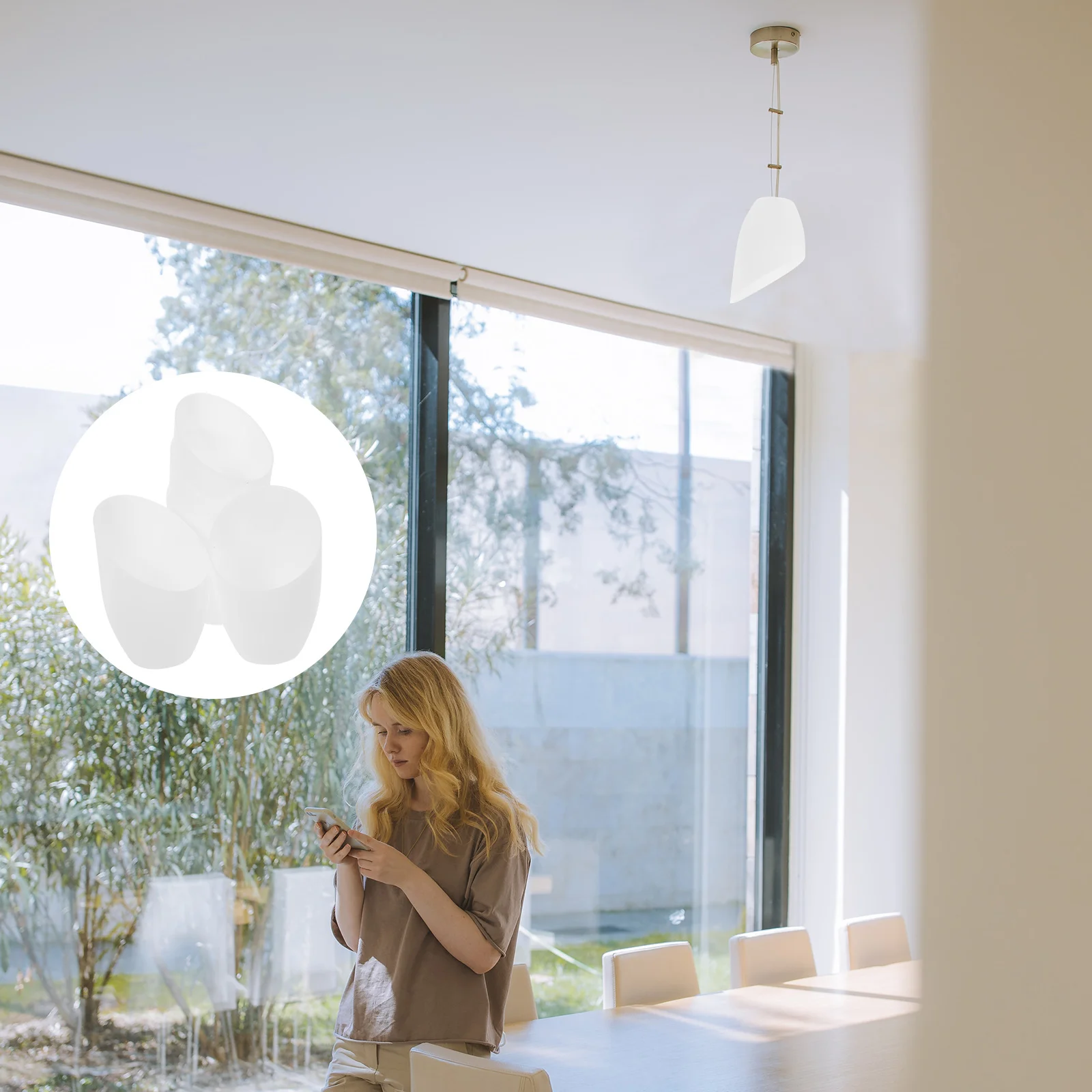 

Decorate Lamp-chimney Shade Cover Simple Chic Lampshade Light Desk LED Wall Sconce