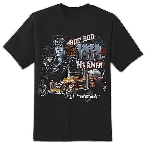 Мужская футболка The Munsters Hot Rod Herman