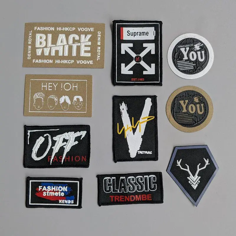 

Mixed 10Pcs/Lot 3D color printing letters patches stickers Sew on Applique Clothing handmade DIY Garment Accessories Decor badge