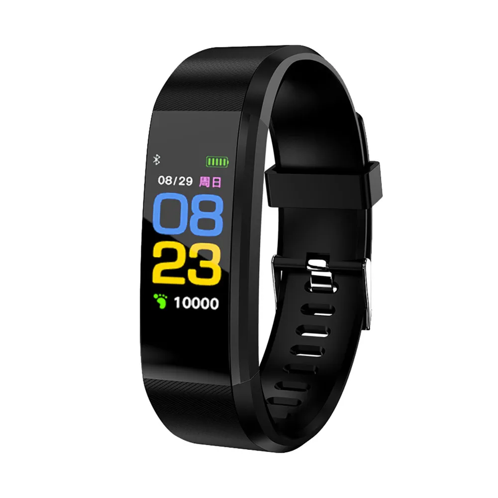 

Smart Watch 0.96 Inch Touch Screen Fitness Tracker Waterproof Smartwatch Heart Rate Blood Pressure Sleep Monitor