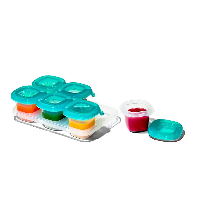 

Silicone Baby Blocks, Teal, 2 oz