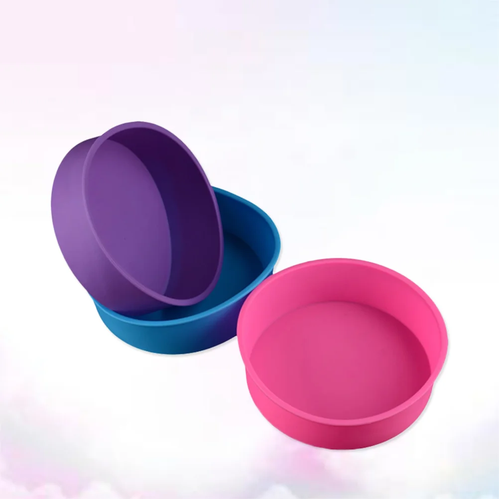

1PC 8-Inch Portable Practical Round Cake Pan Cake Bakeware for Restaurant
