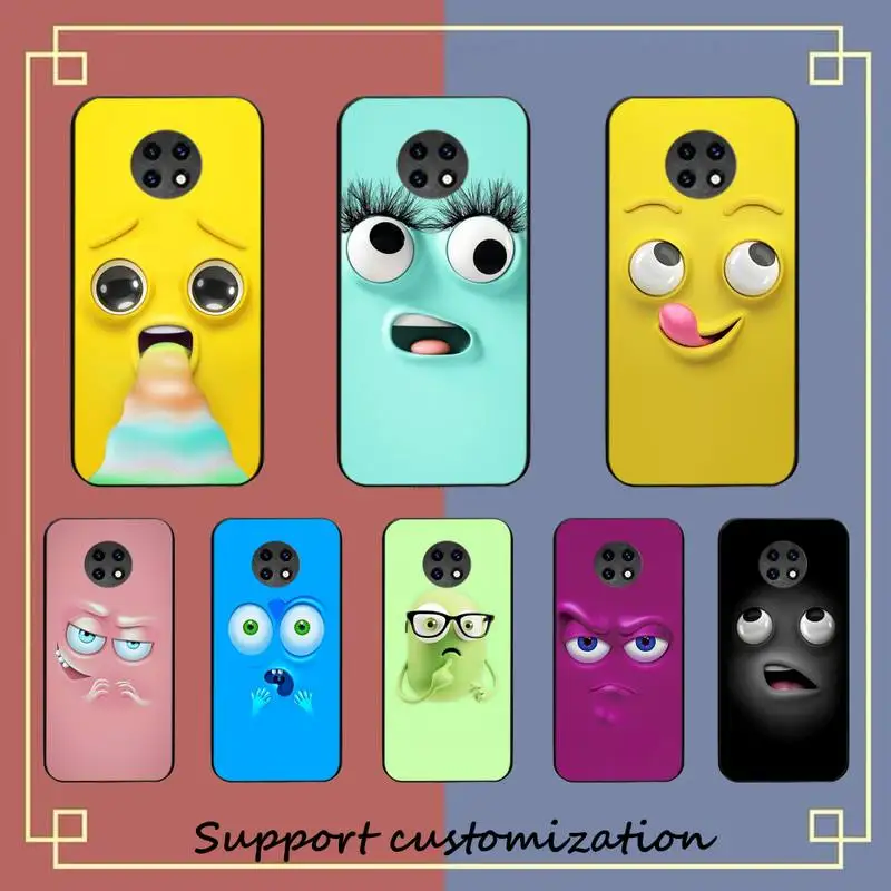 

Funny Face Phone Case for Redmi 8 9 9A for Samsung J5 J6 Note9 for Huawei NOVA3E Mate20lite cover