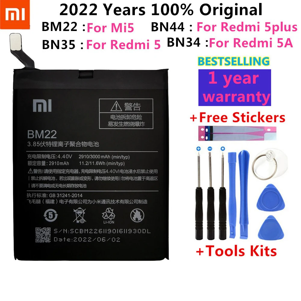 

Оригинальный датчик температуры батареи для Xiaomi 5 Mi5 BM22 / Redmi 5A 5,0 'BN34/Redmi 5 5,7 "BN35/Redmi 5 plus 5,99" BN44