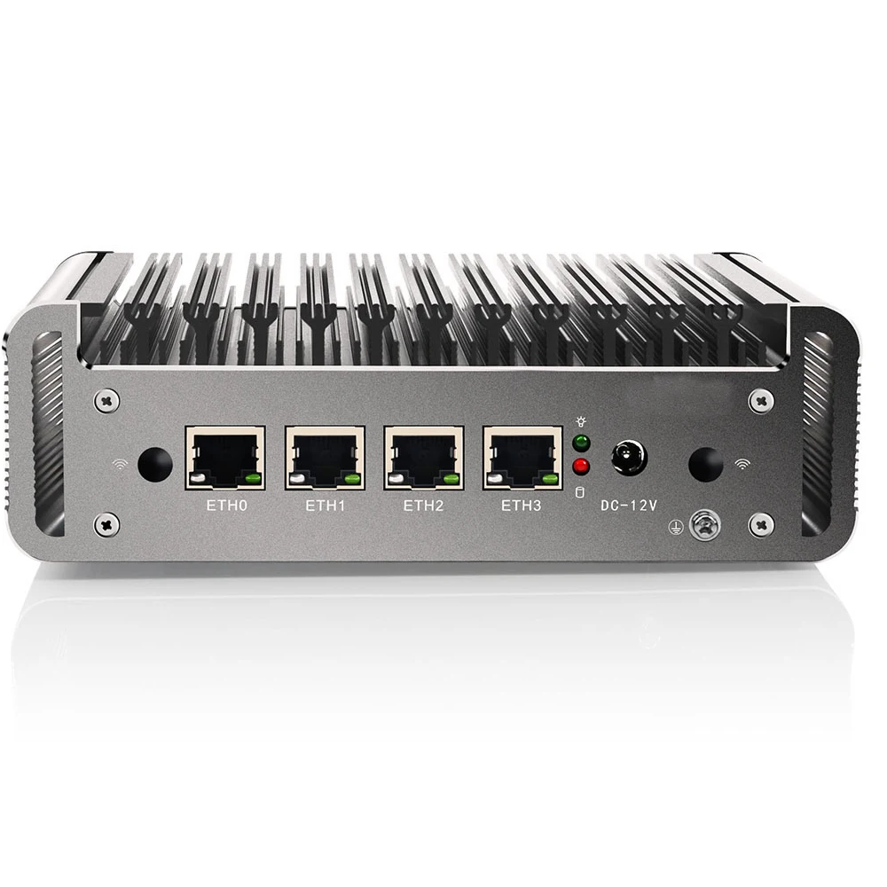 Intel Celeron Processor J1900 Dual Memory Card Slots FirewallMicro Applianc NAS LEDE RouterOS OpenWRT Padavan Mini PC