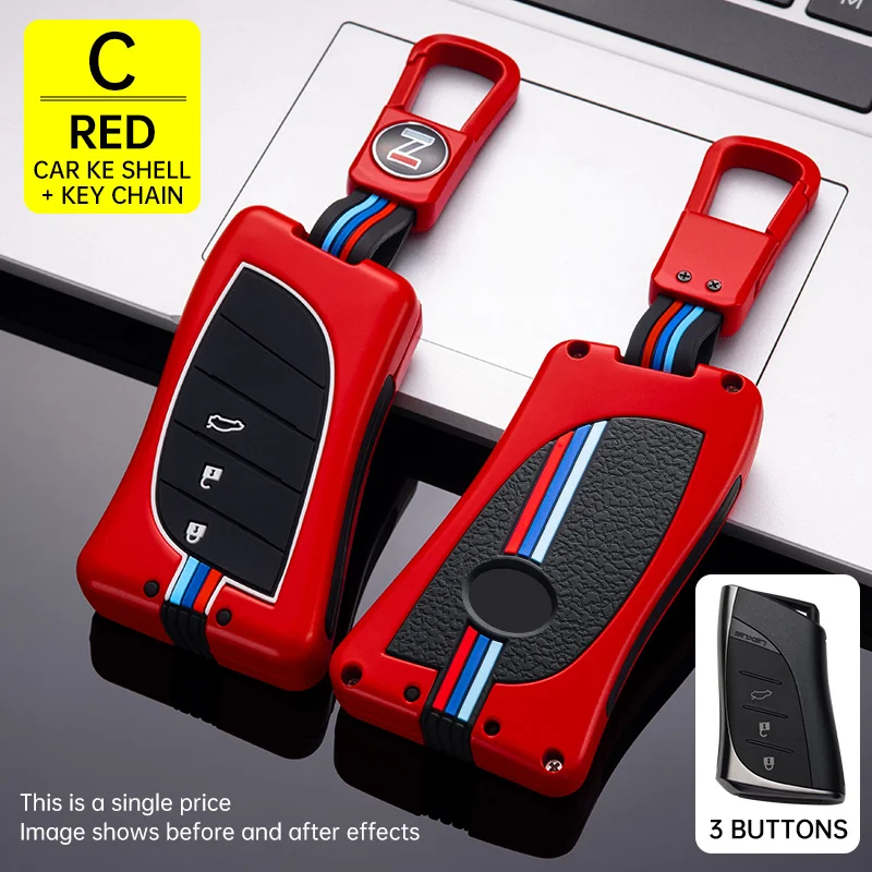 

ALLOY Silicone Car Key Case Cover Holder Bag Fob For Lexus NX ES UX US RC LX GX IS RX 200 250h 350h LS 450h 260h 300h UX200