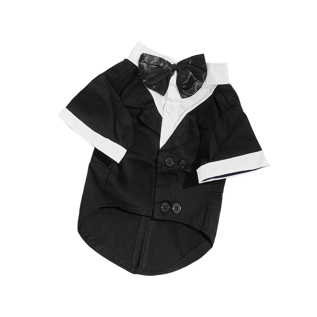 

Рубашка для питомца в стиле ретро с бантом