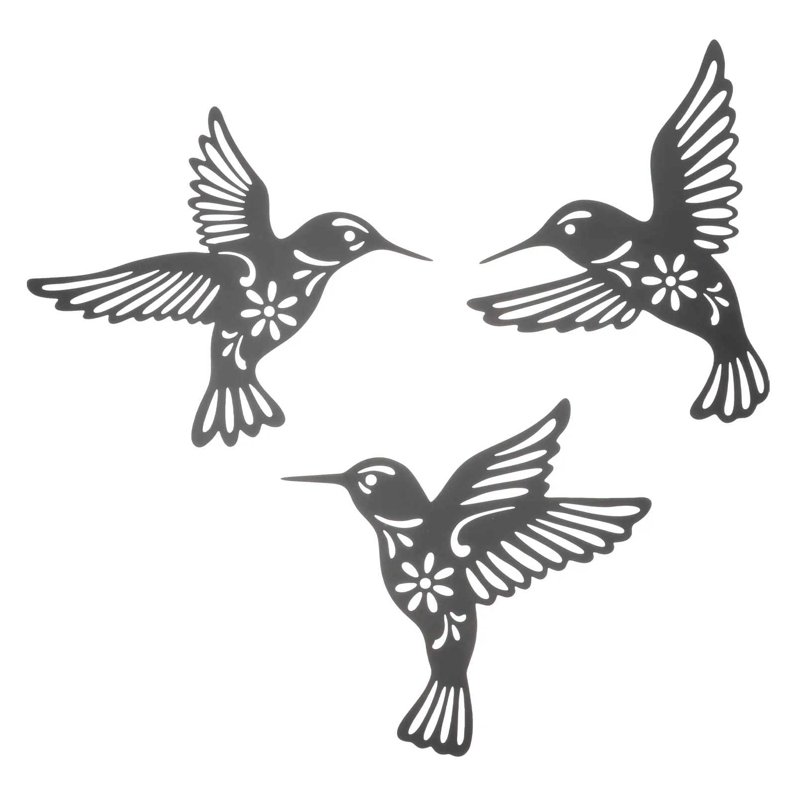 

3Pcs Iron Craft Bird Wall Pendant Indoor Wall Pendant Iron Hanging Decor