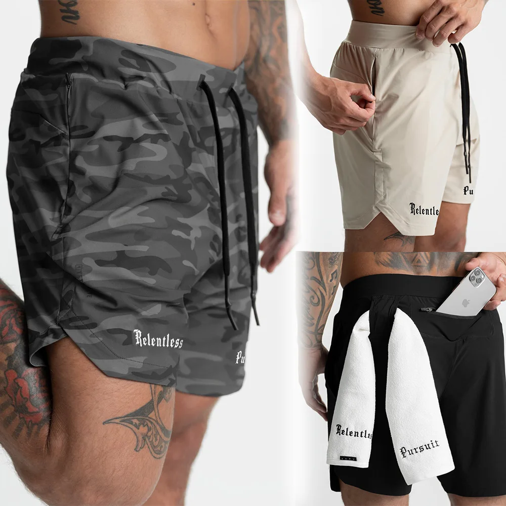 

new camouflage Men Running Shorts Jogging Fitness tatting Quick Dry Gym Training Workout Short PantsCasual plus size shorts
