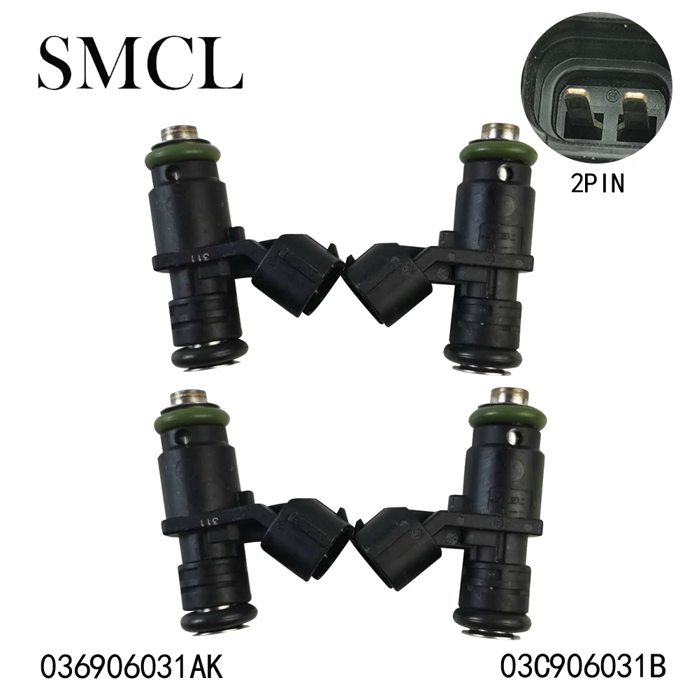 

036906031AK 03C906031B 4 шт. Топливная форсунка для VW Polo 2011-2019 Skoda Fabia 2008-2015