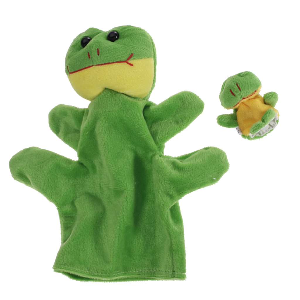 

Cute Animal Shape Hand Puppet Finger Puppet Kids Learning Pre-school Toy Gifts