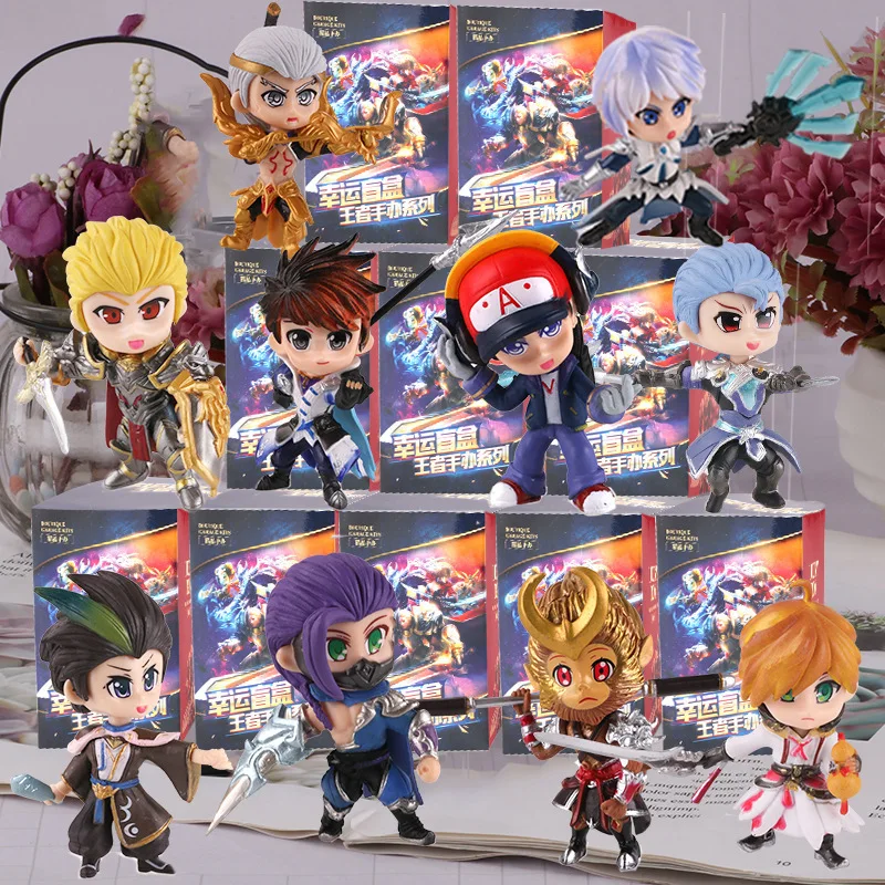 

Q Version of The King's Glory Doll Blind Box Toy Monkey King Qitian Big Sage Hand-made Doll Decoration Gift Mystery Box