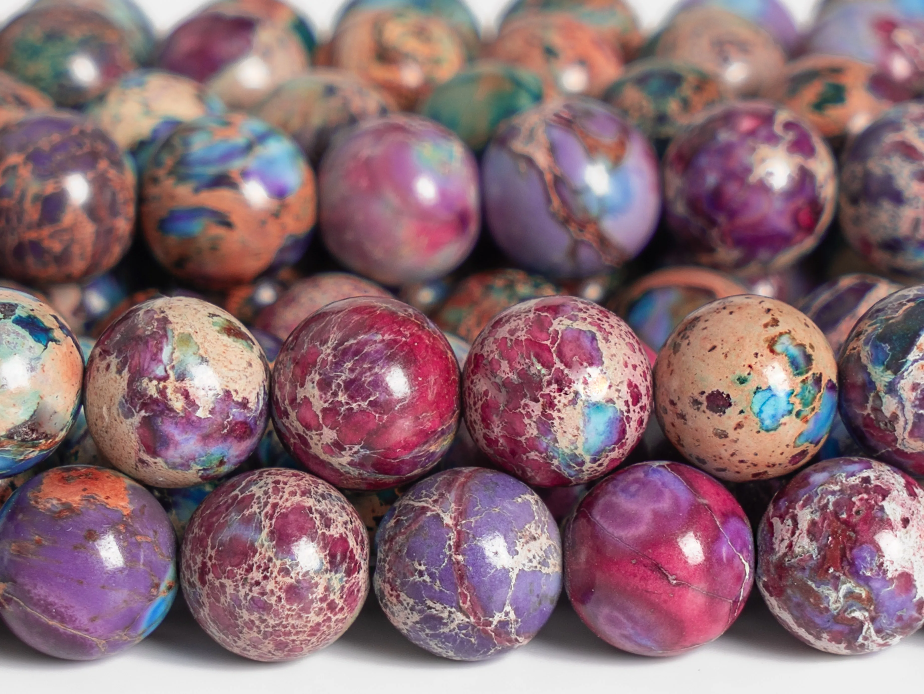 _ Красный, синий, морской свет, Изумрудный класс, круглые бусины размера 4/6/8/10 мм для изготовления ювелирных изделий