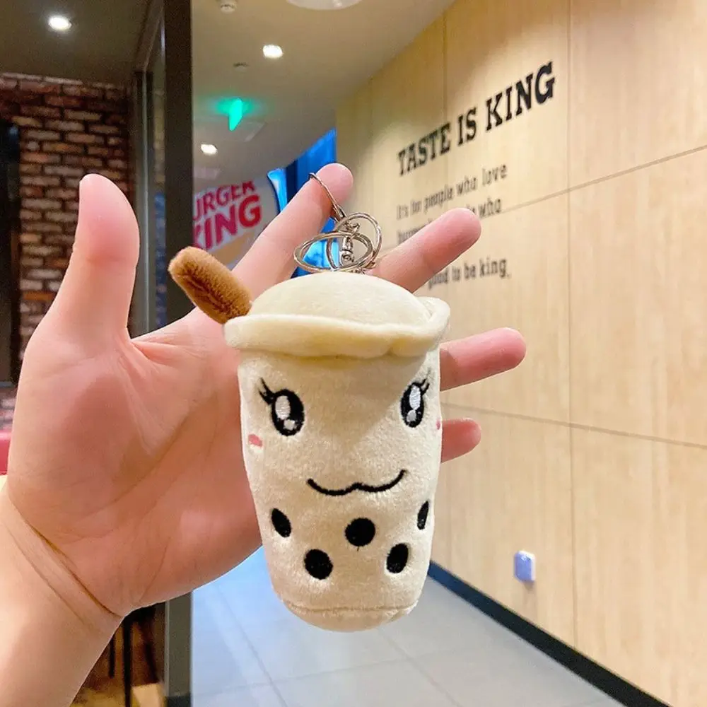 

Key Holder Birthday Gift Key Accessories Cute Expression Bag Ornaments Car Key charms Pendant Keychain Plush Doll Keychain