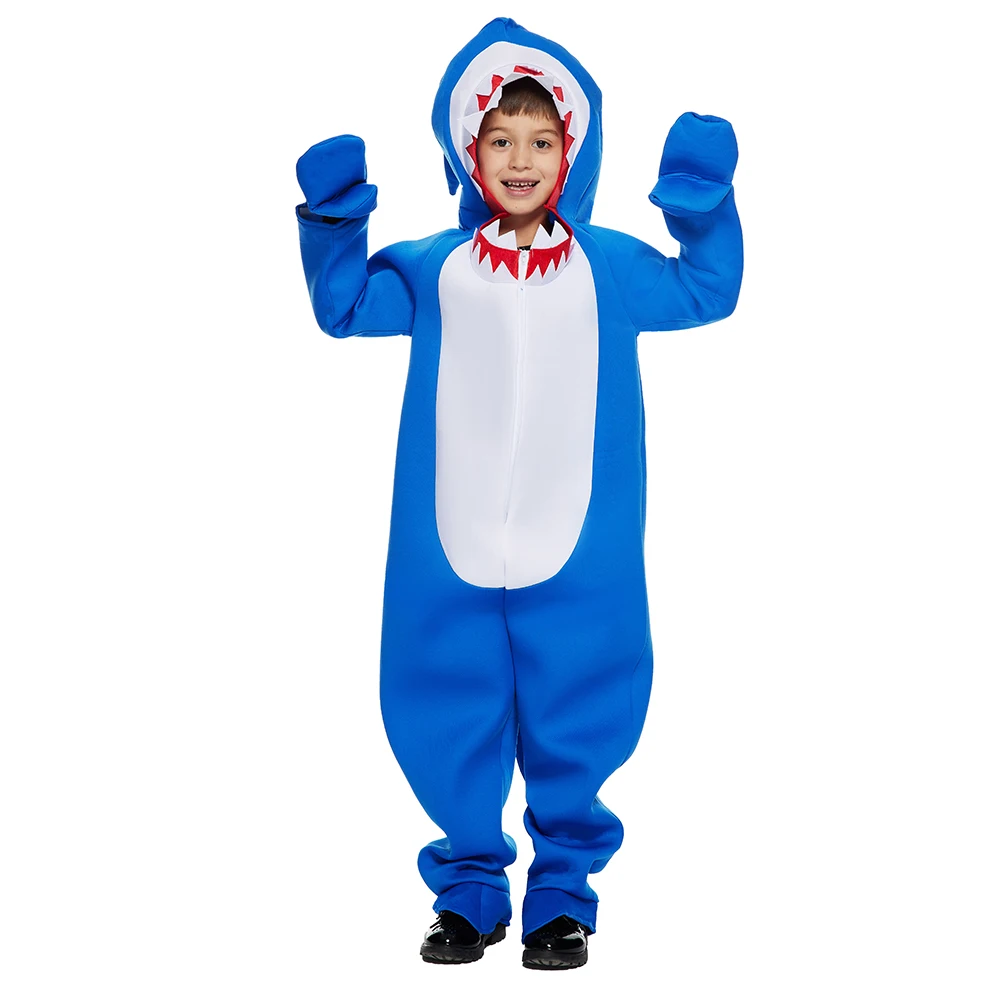 Смешная сумка для косплея Акулья ластика реквизит комбинезон с акулами костюм на