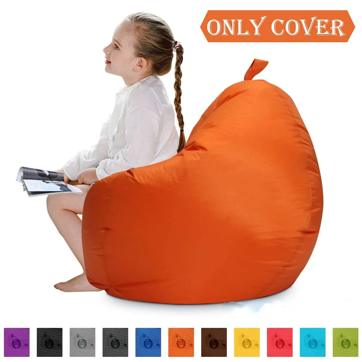 Большая Надувная сумка для дивана стулья без наполнителя льняная ткань чехол