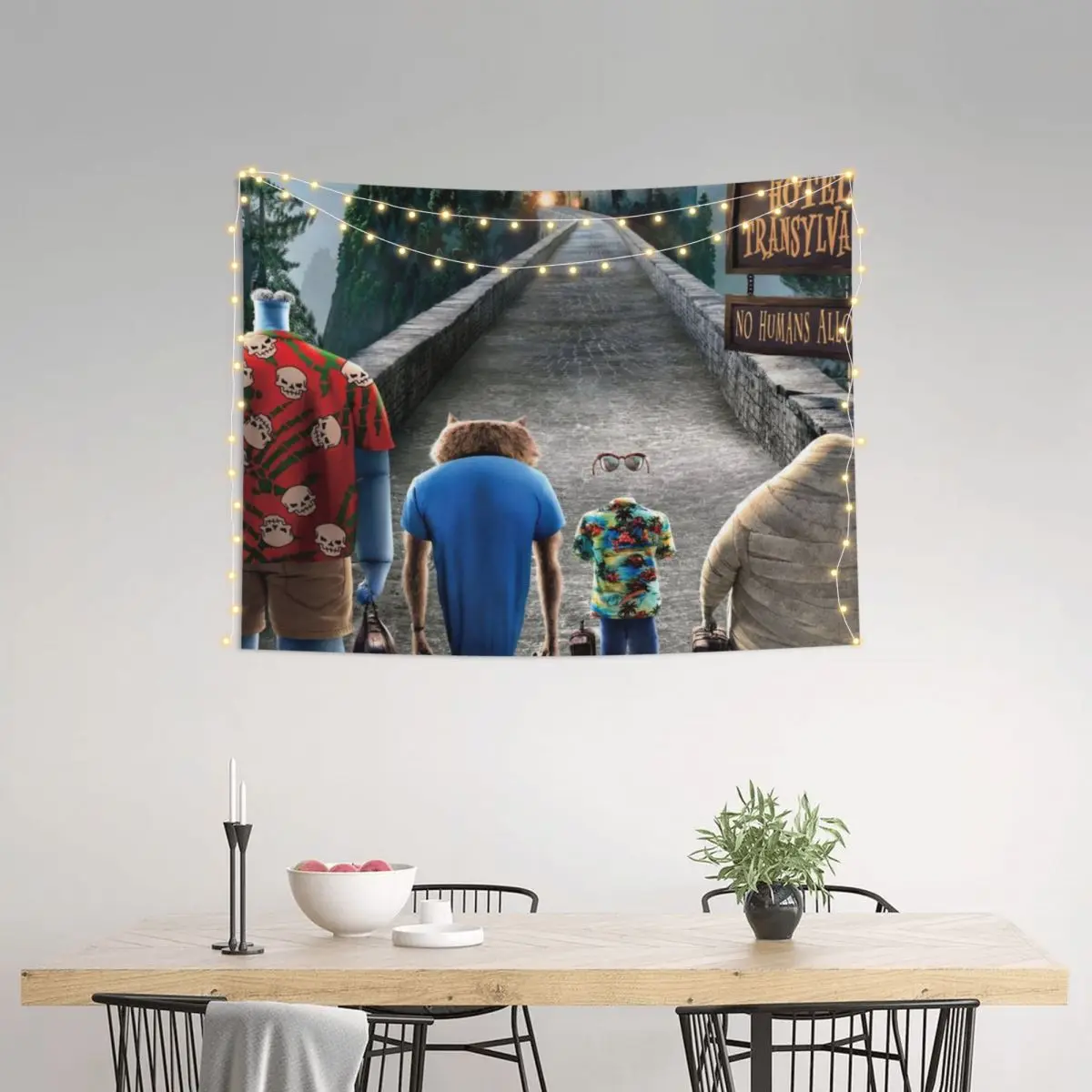 Гобелен для отеля Transylvania декор комнаты эстетические гобелены с мемами домашние