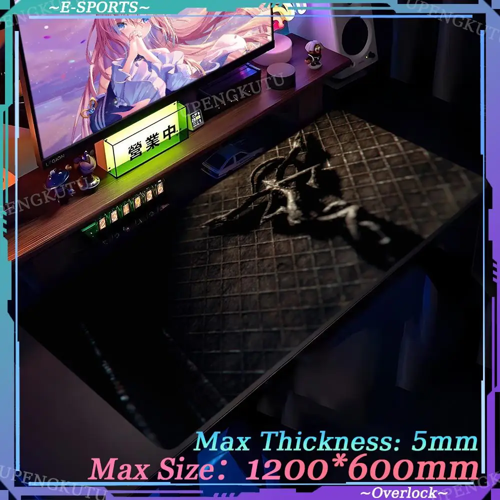 Rubber anti-skid pads Desktop protective DIY gaming computer Mouse Floor mats Locked edge Oversized R_resident_Evil_4