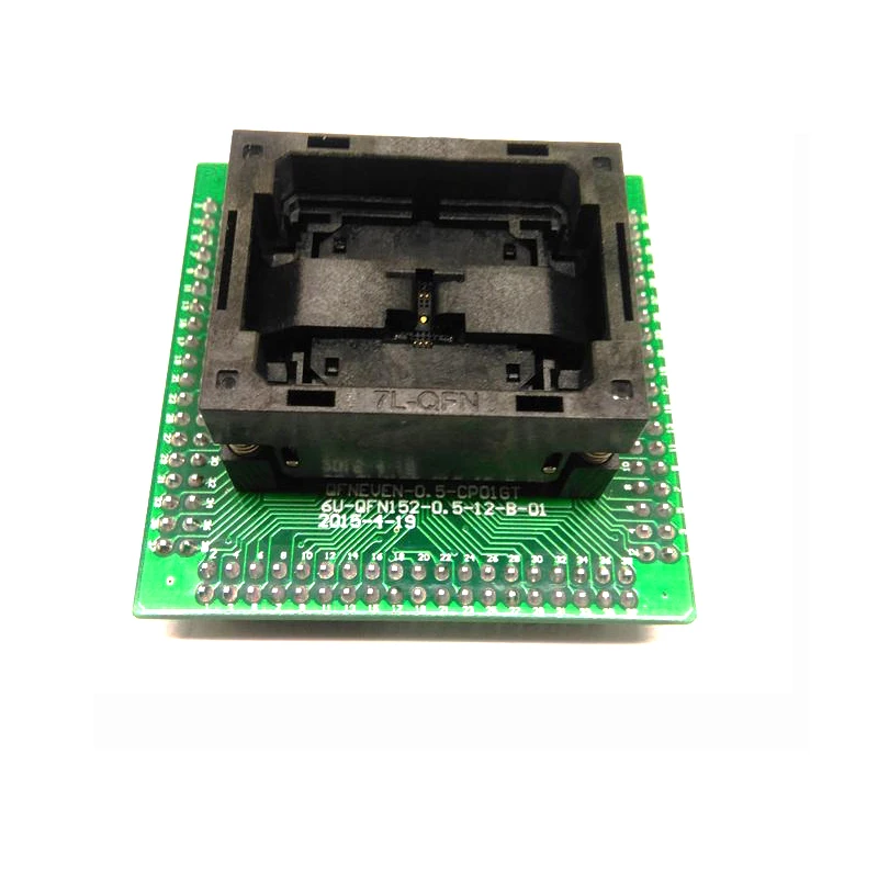 QFN32 MLF32 IC Test socket Pin Pitch 0.5mm IC body size Size 5*5 Flash Adapter IC550-0324-007-G Programming Socket ZIF adapter