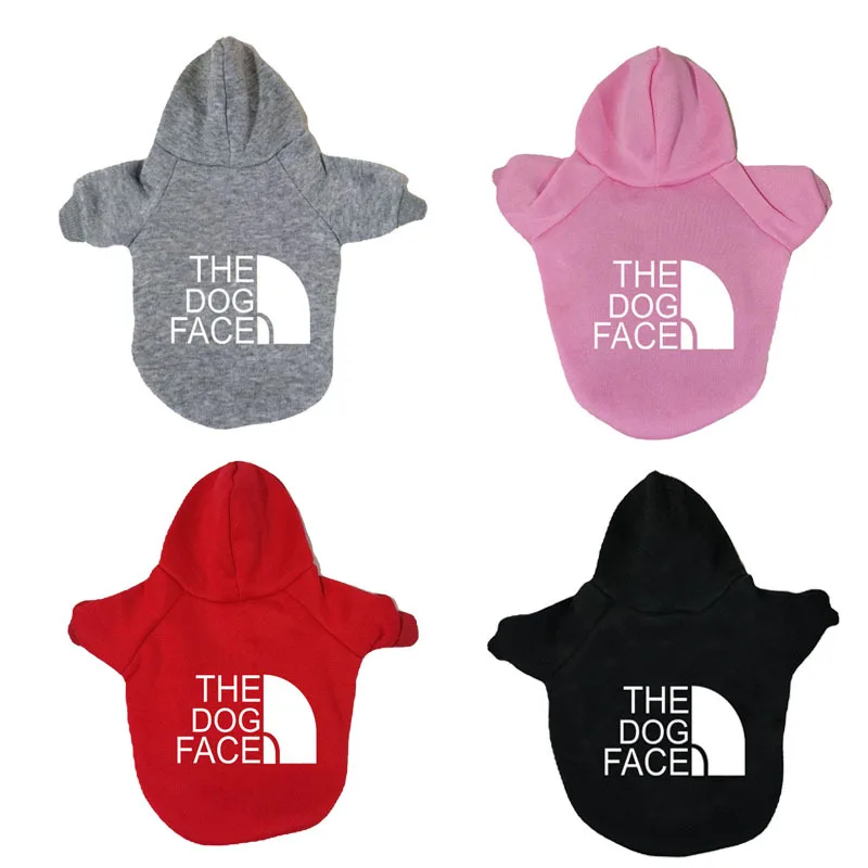 

Fashion Autumn and Winter Pet Clothing Big and Small Dog Clothes Schnauzer Teddy Corgi Dog Jacket Casual Hoodie Sweater Dog Face