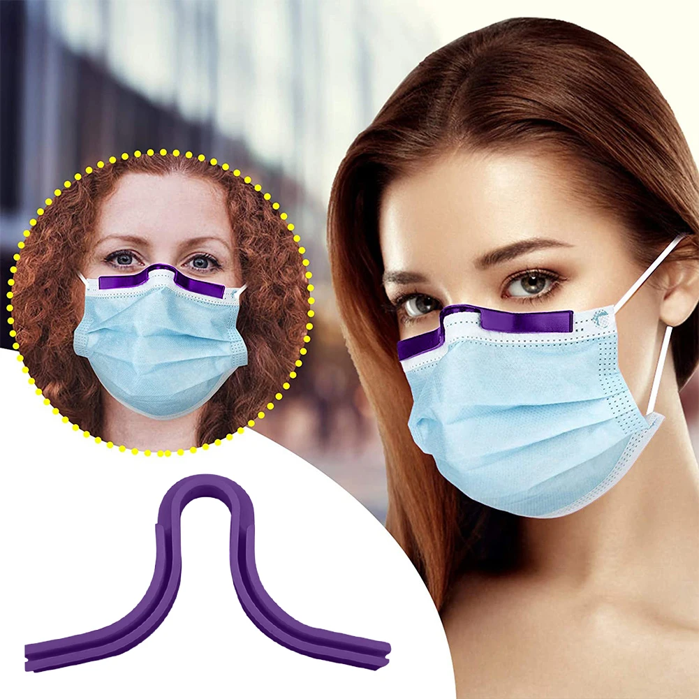 

Nose Bridge Clip Mask Holder Bar Strip Anti-fogging Nose Pad Outdoor Face Masks Clamp for Household Healthy Care Nose Supply New