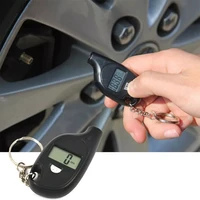 mini portable keychain tire air pressure gauge tester digital lcd display 2 150 psi precise tyre air pressure monitor tool