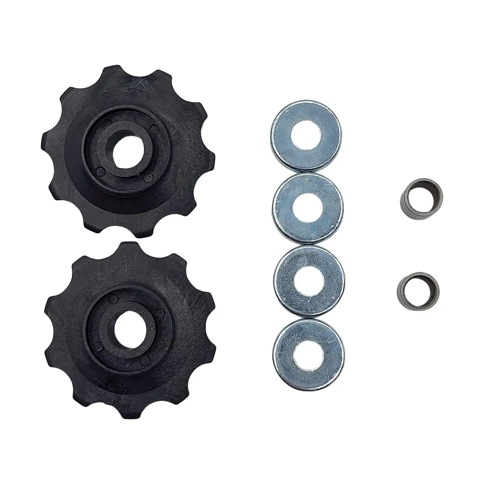 

2Pcs Pulley Conversion 10 Tooth 6mm Derailleur Pulley/Jockey Wheel for Replaces Easy to Install Spare Parts