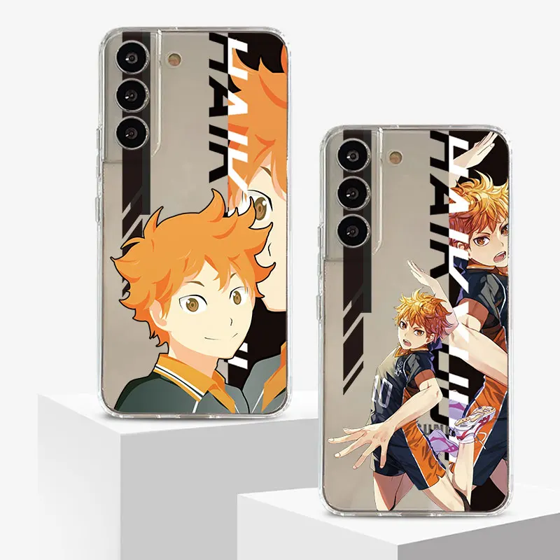 Фото Горячий Аниме Haikyuu! Прозрачный чехол для Samsung Galaxy S23 S22 S20 FE S21 S10 S9 Plus Note 20 Ultra 10 Lite, мягкий чехол из ТПУ для телефона №3
