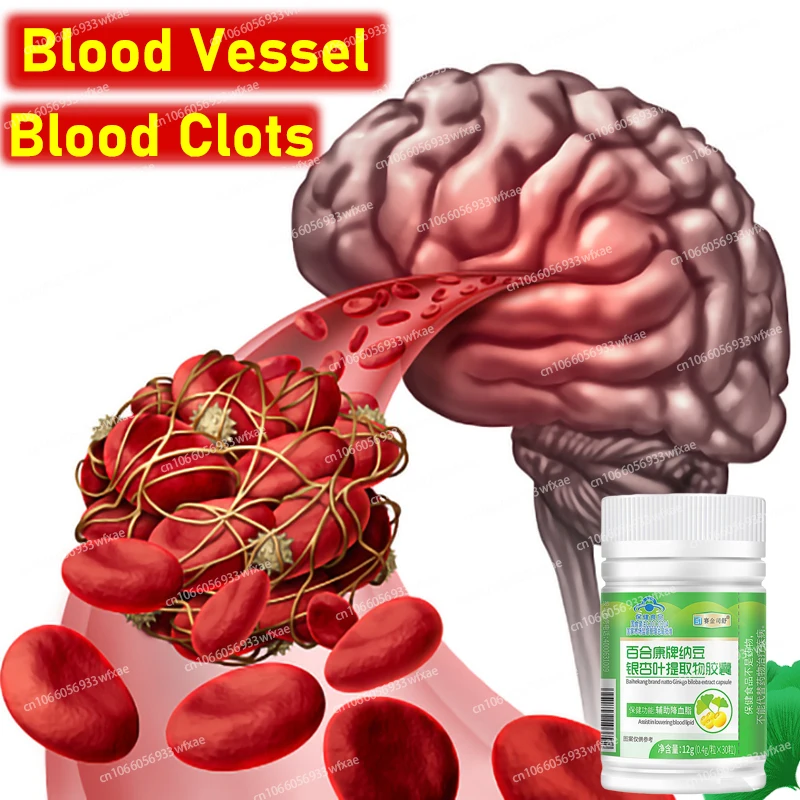 

Blood Vessel Cleaner Capsules Prevent Arteriosclerosis Vascular Occlusion Lowering Blood Lipid Cardiovascular Heart Health