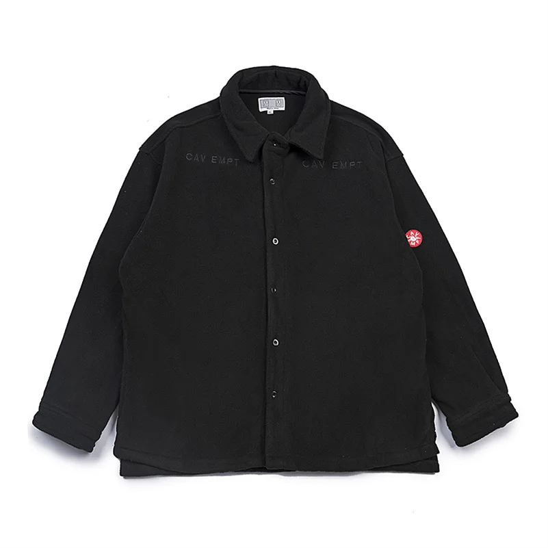 

FW CAVEMPT C.E Jacket Coat Men Women High Quality Double Faced Fleece Coats Embroidery Label Cav Empt Outerwear