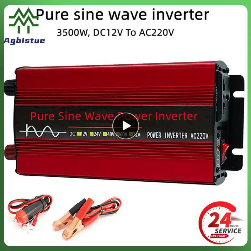 

3000W/5000W/8000W Pure Sine Wave Power Inverter DC 12v To AC 220V For Solar System Panel/Outdoor/RV/Camping Wave Power Inverter