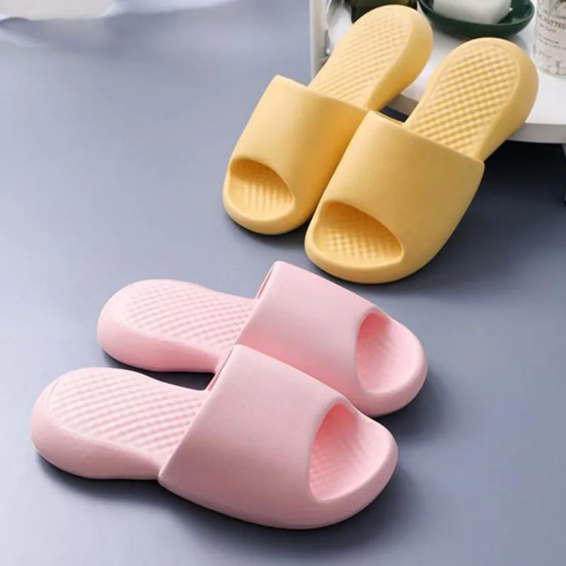 

New ladies' home thick soled cool slippers home indoor soft soled EVA non-slip slippers summer deodorant men's beach flip-flops