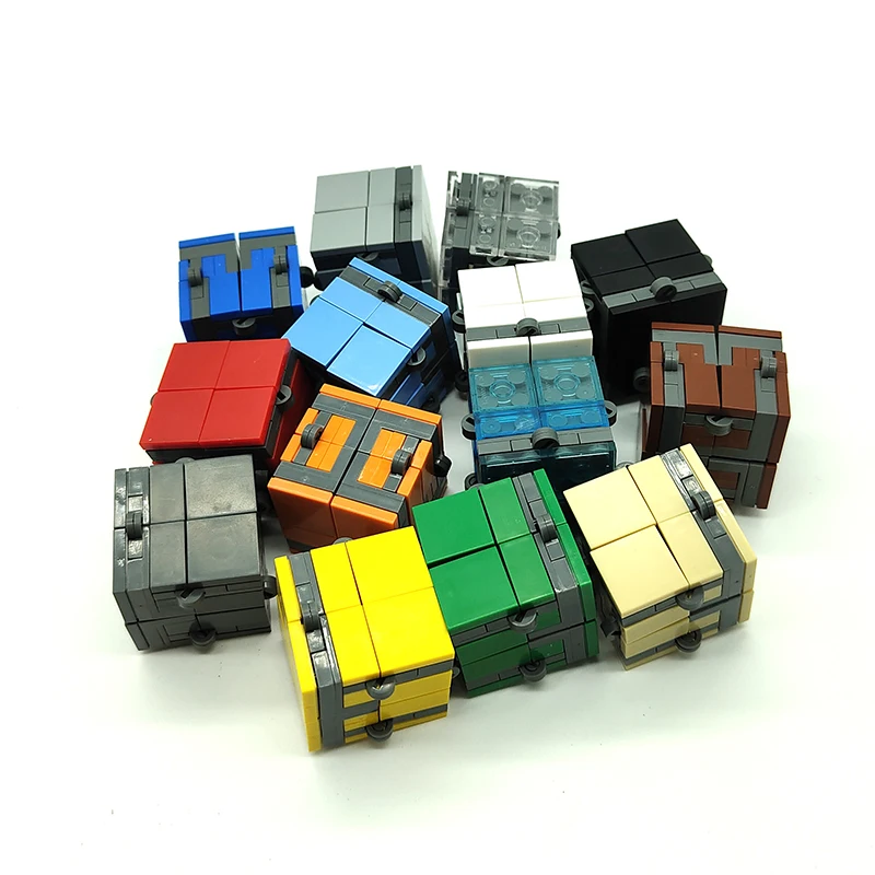 

Конструктор MOC игрушки кубик декомпрессии бесконечный флип портативный DIY Несобранные кирпичи неограниченная трансформирующая квадратная...