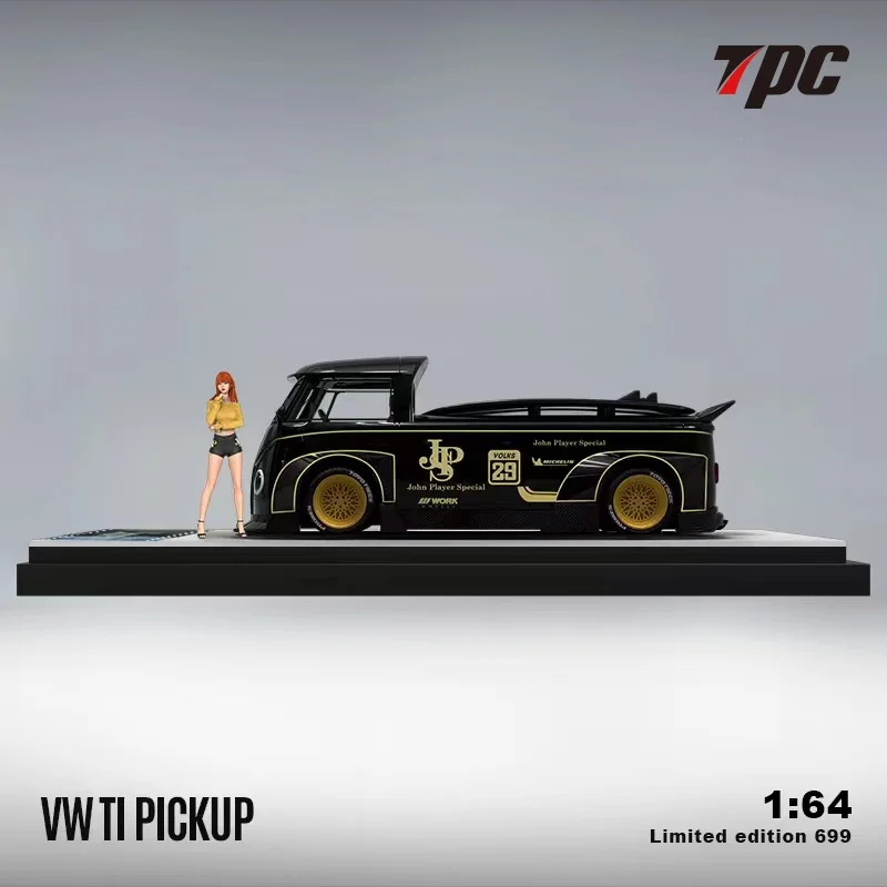

(Предзаказ) TPC 1:64 RWB T1 пикап черный золотой JPS литая модель автомобиля