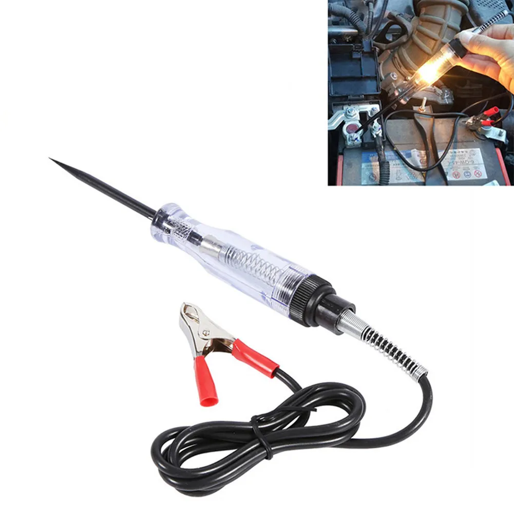 

Auto 6V-24V DC Car Truck Voltage Circuit Tester Car Test VoltMet Long Probe Pen For Checking Circuits, Fuses, Switches